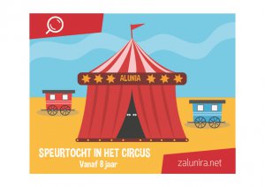 Speurtocht voor detectives met als thema 'Circus'